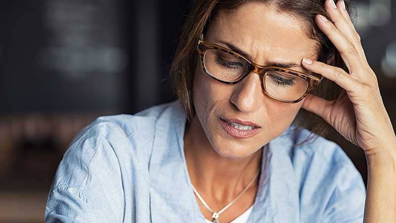 stressed woman - JJ Travel Associates - Best Travel Agents in NJ Stressed woman who didn't use a travel agent