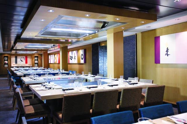 \"NCL Teppanyaki specialty restaurant on Norwegian Epic