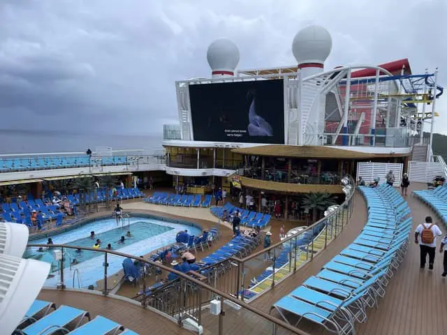 celebration-pool-deck - JJ Travel Associates - Best Travel Agents in NJ Pool deck on Carnival Celebration