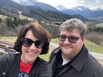 Jen and Joel in Switzerland
